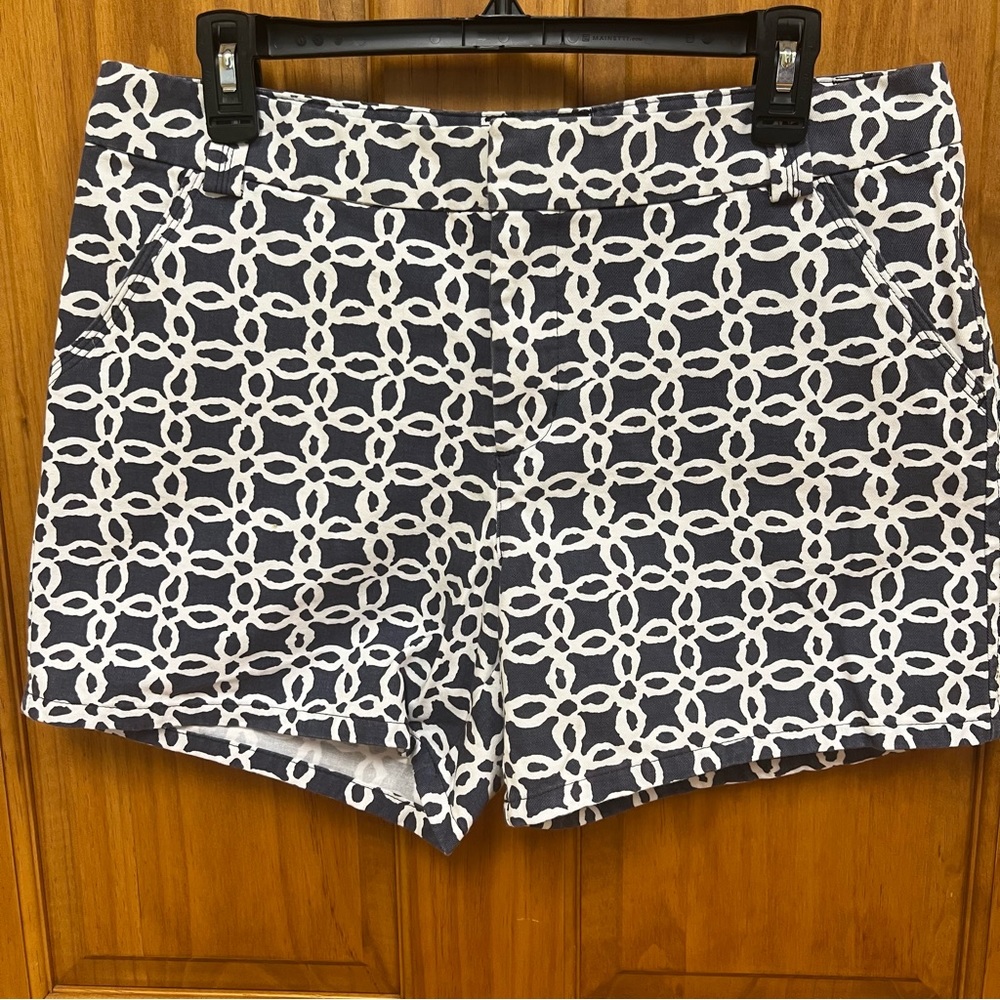 NWOT Merona Navy and White Shorts, Size 10